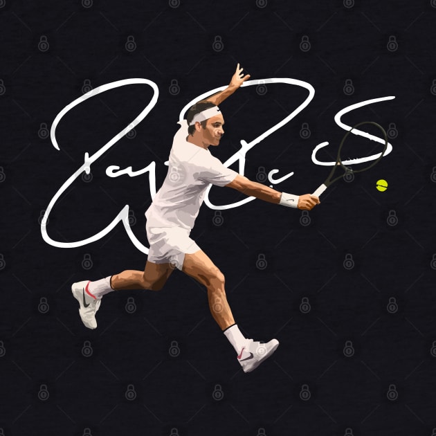 Roger Federer Autograph by inkstyl